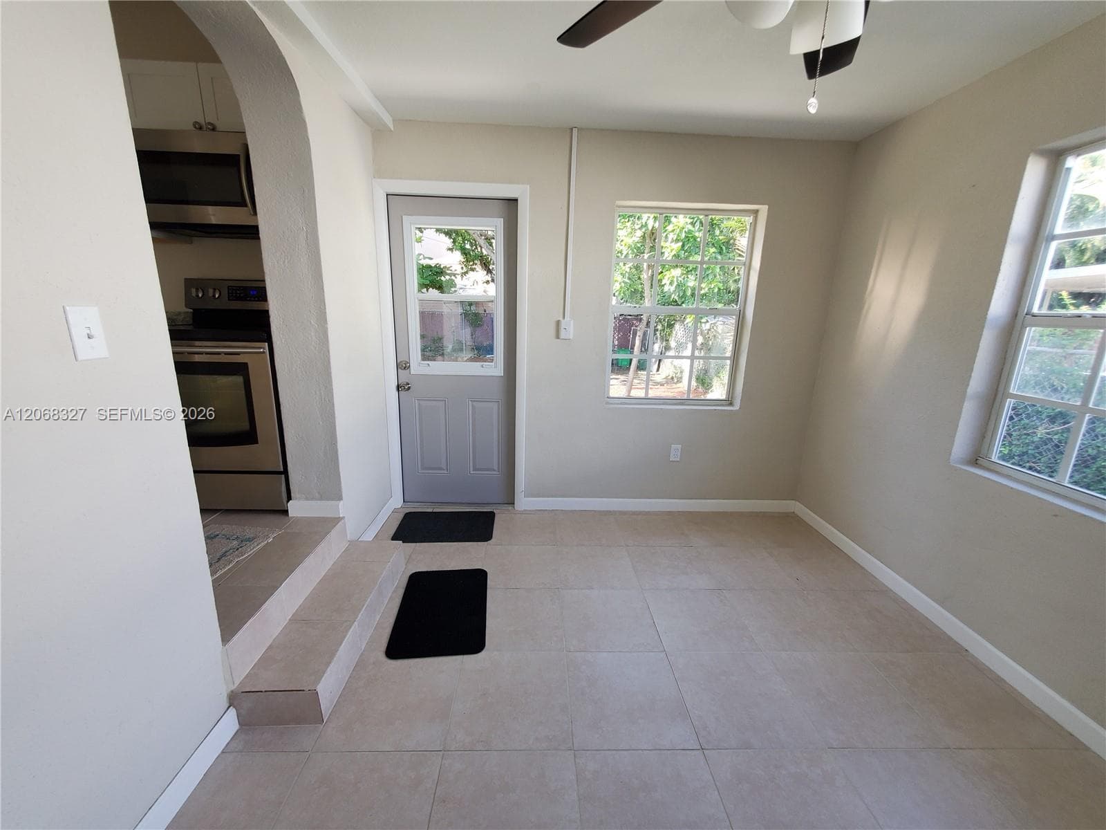 Exit to Patio.