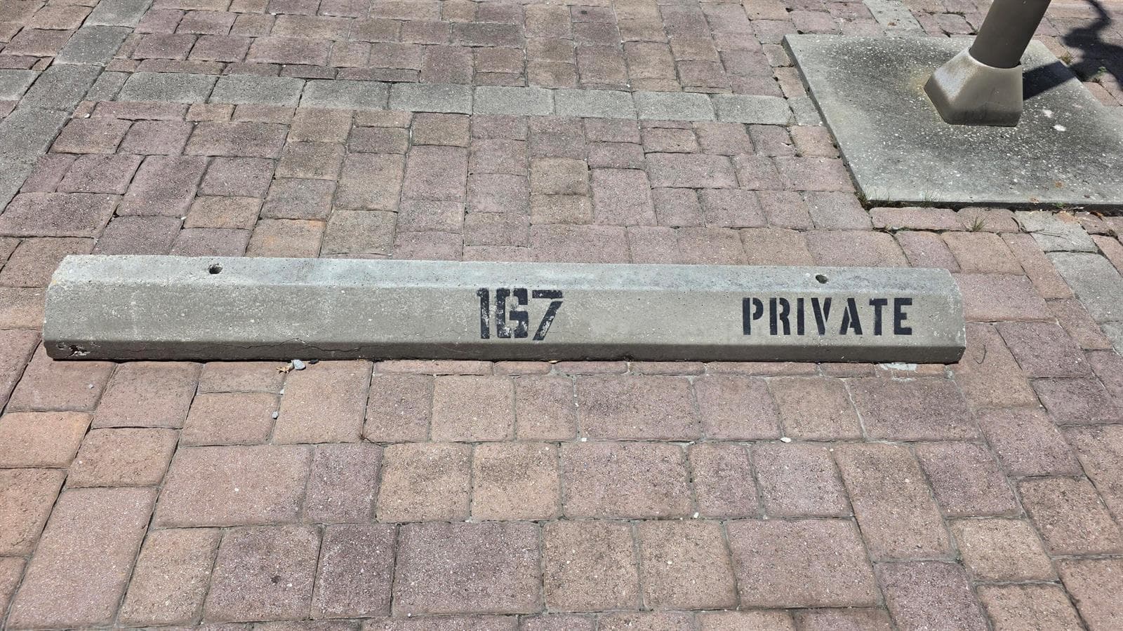parking space 167