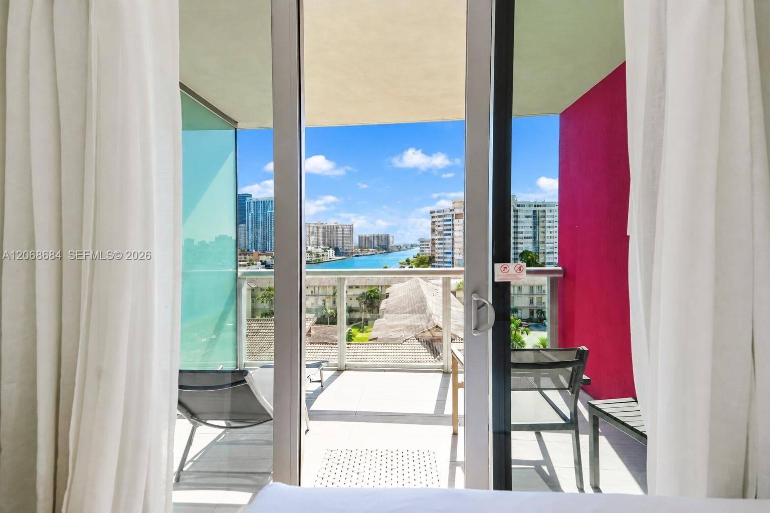 view from the roof top pool