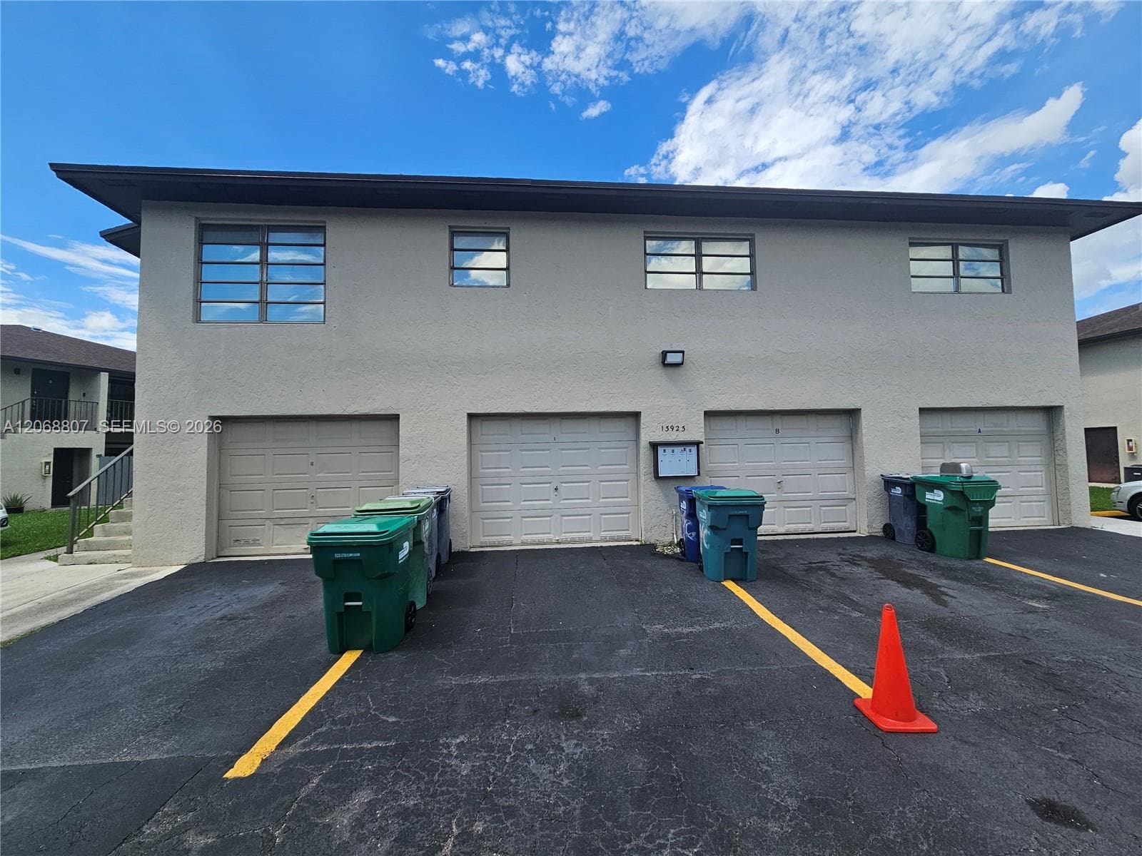 1 Car Garage 2nd from Left