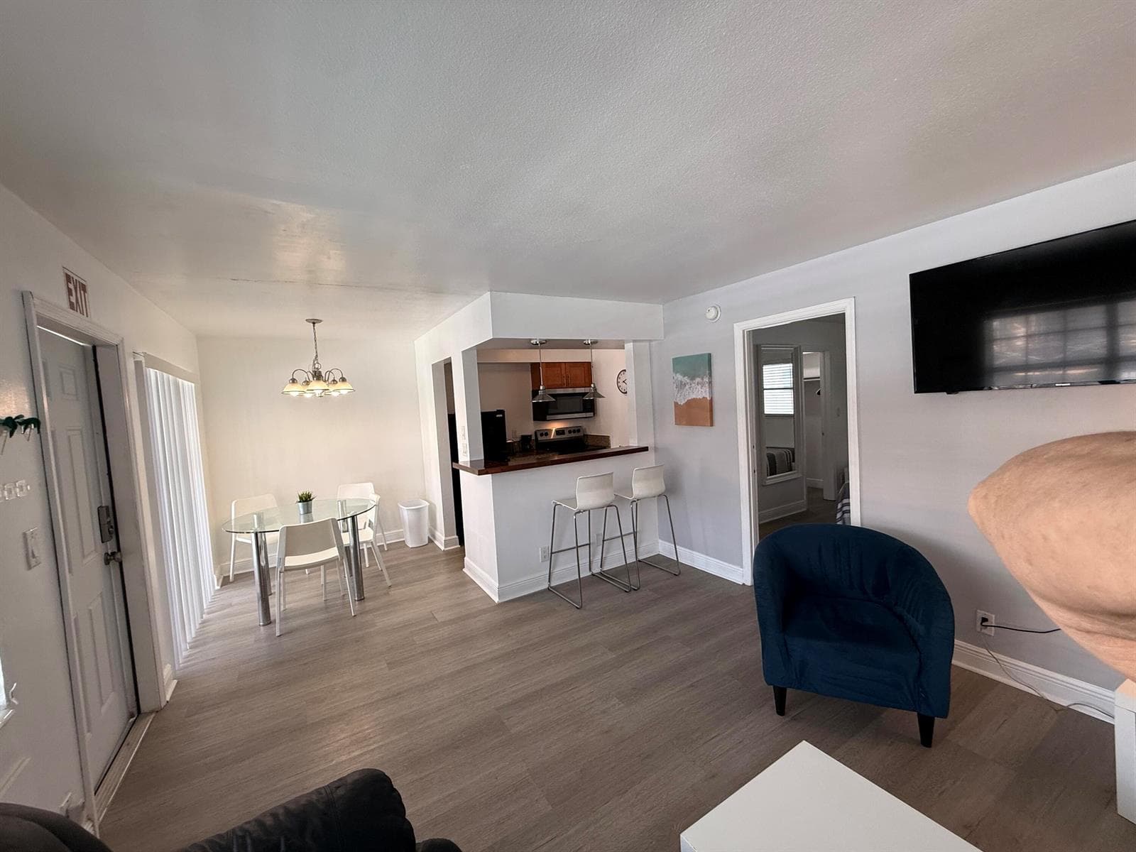 living and dining