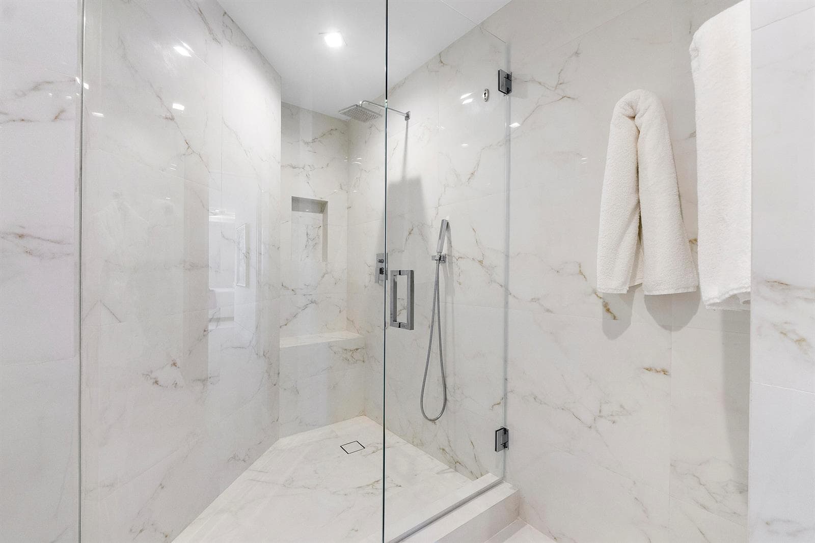 The Rosewood suite full size shower
