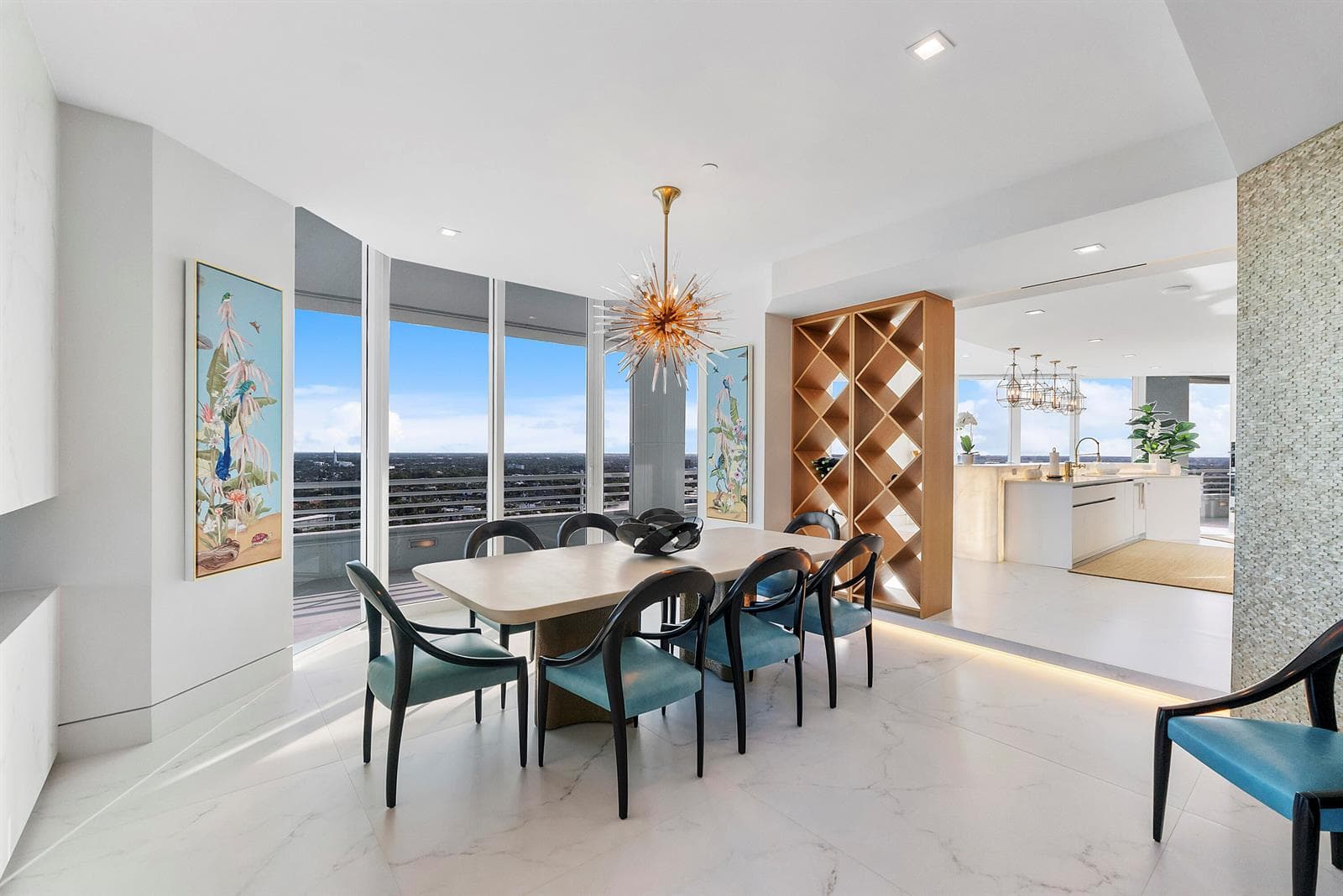 The extendable Formal Dining area.