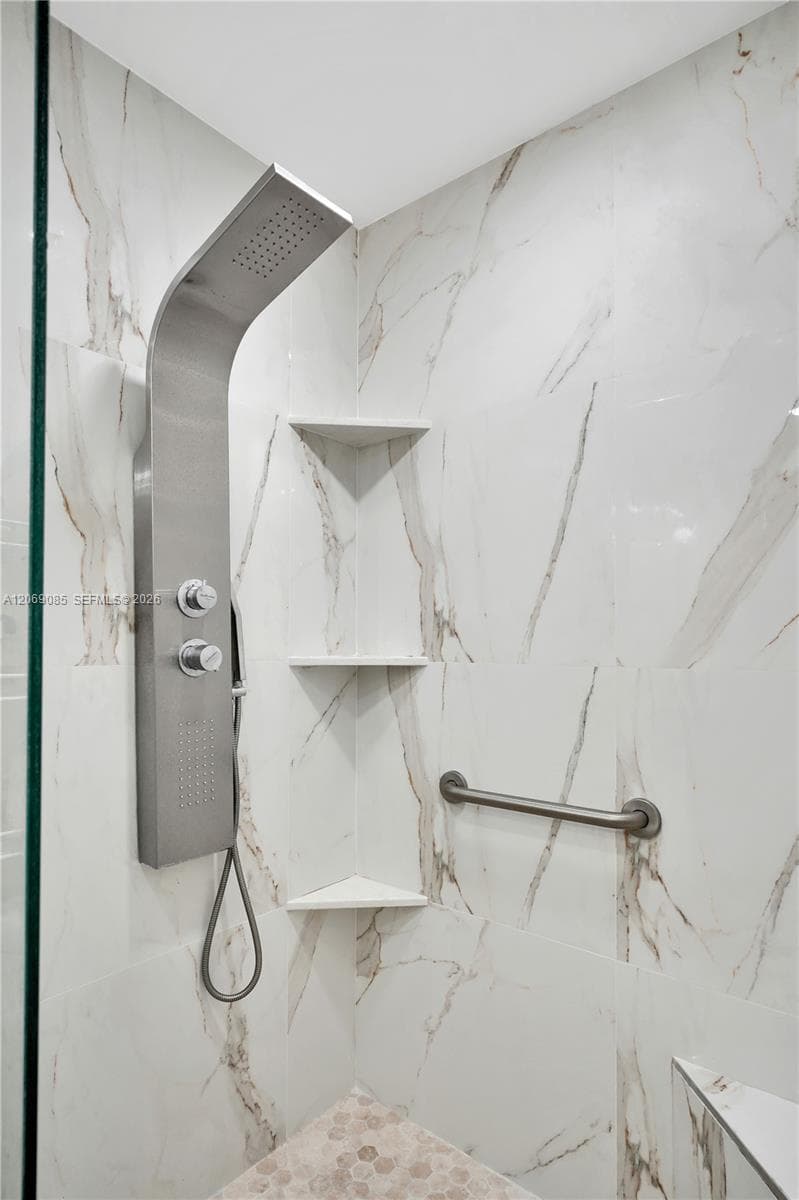 Shower in First Floor Bedroom