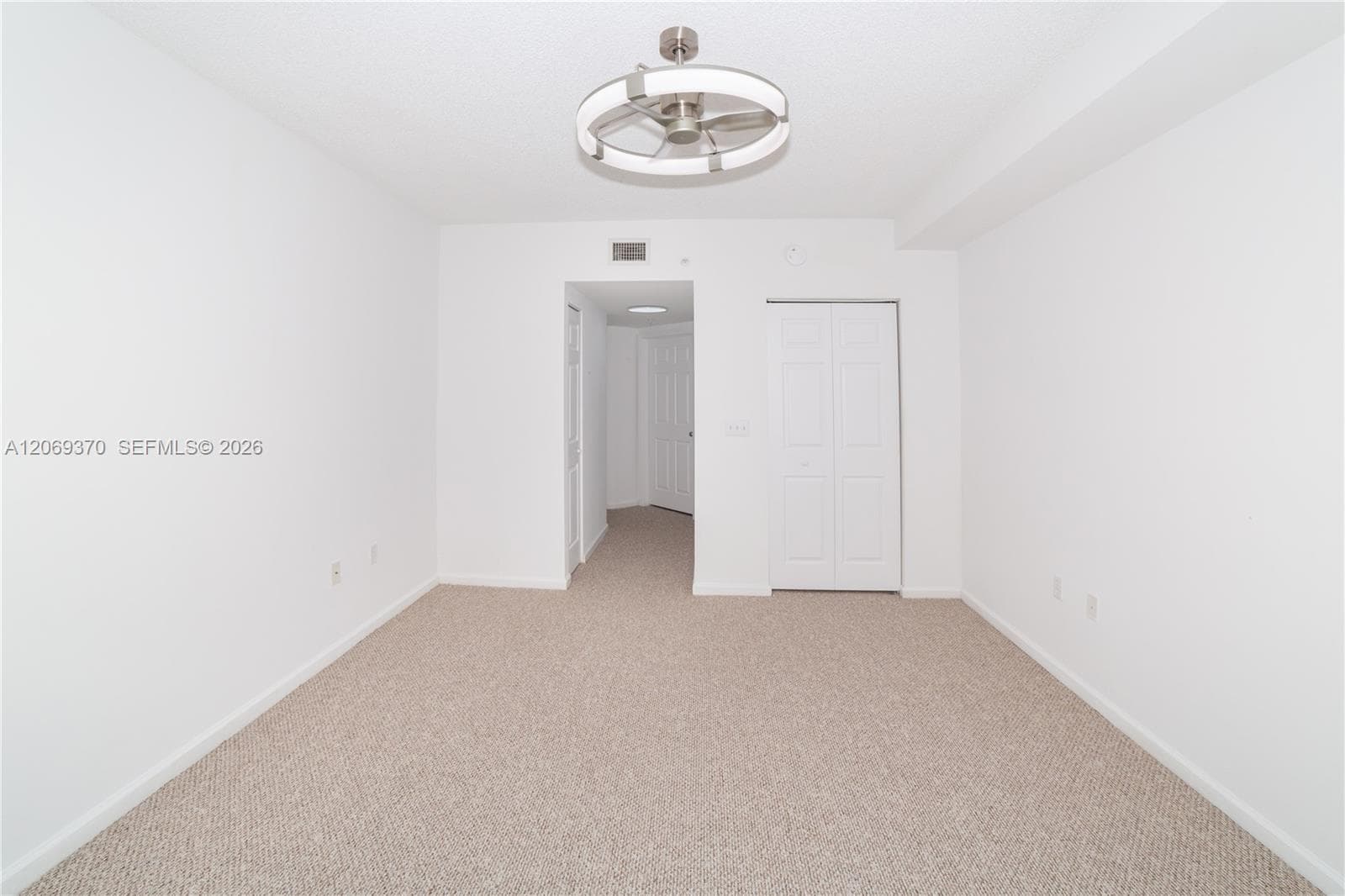Virtually Staged Master Bedroom