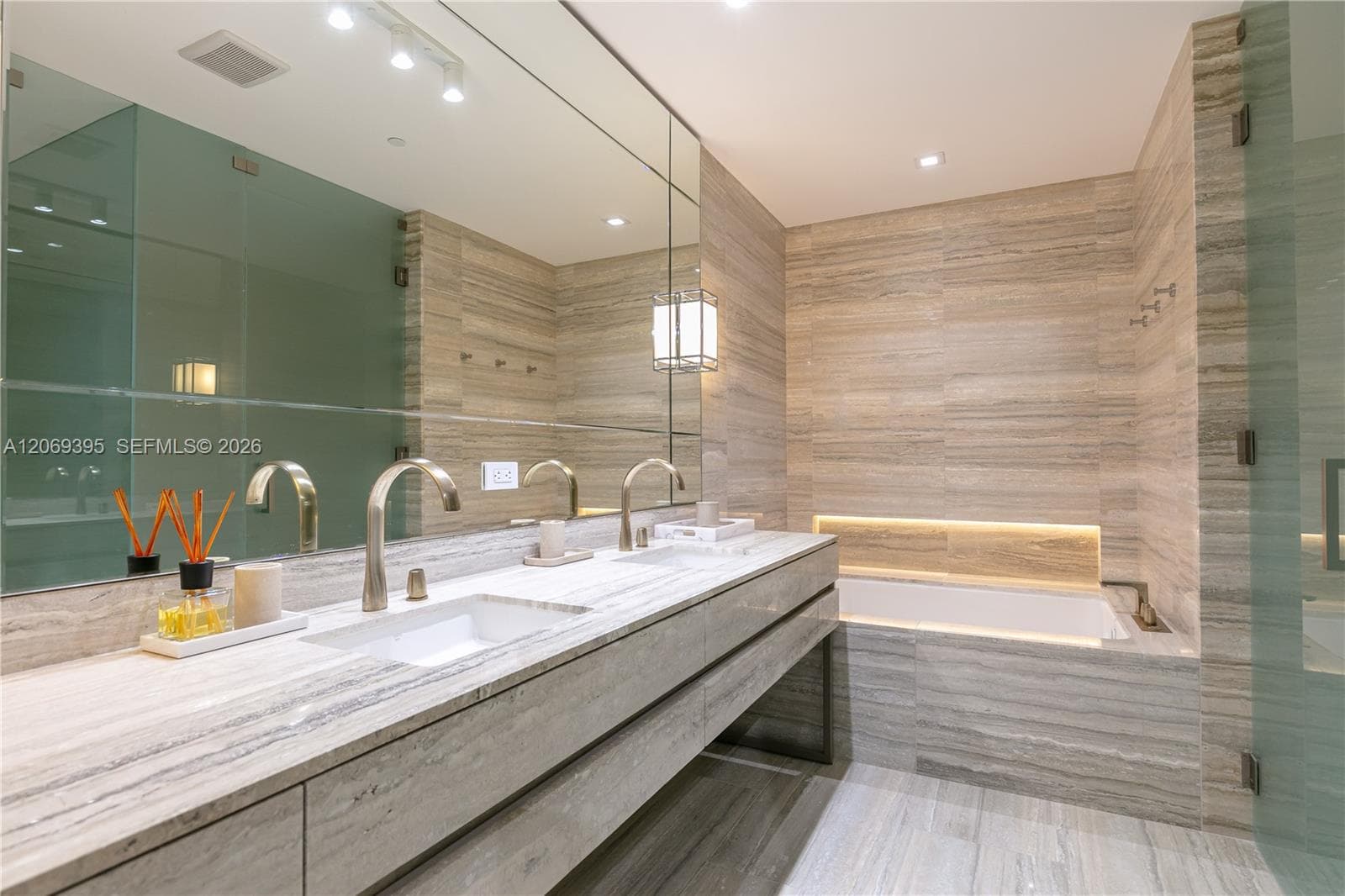 Spa Like Primary Bathroom with Soaking Tub