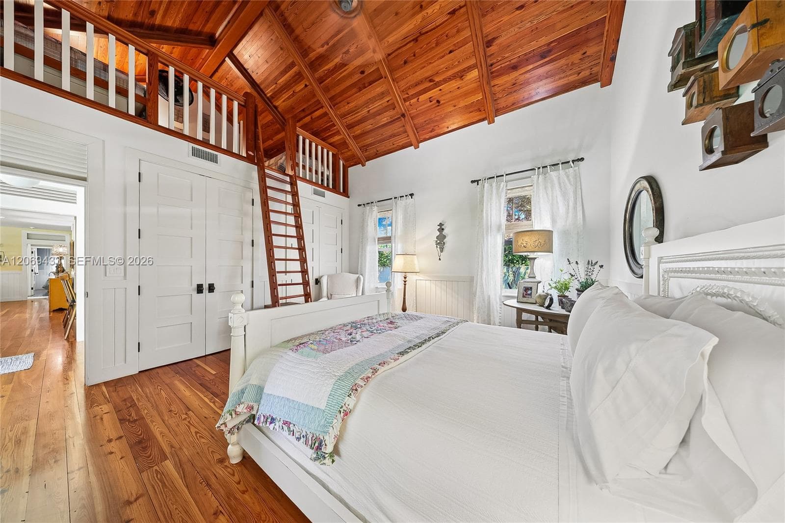 with loft area