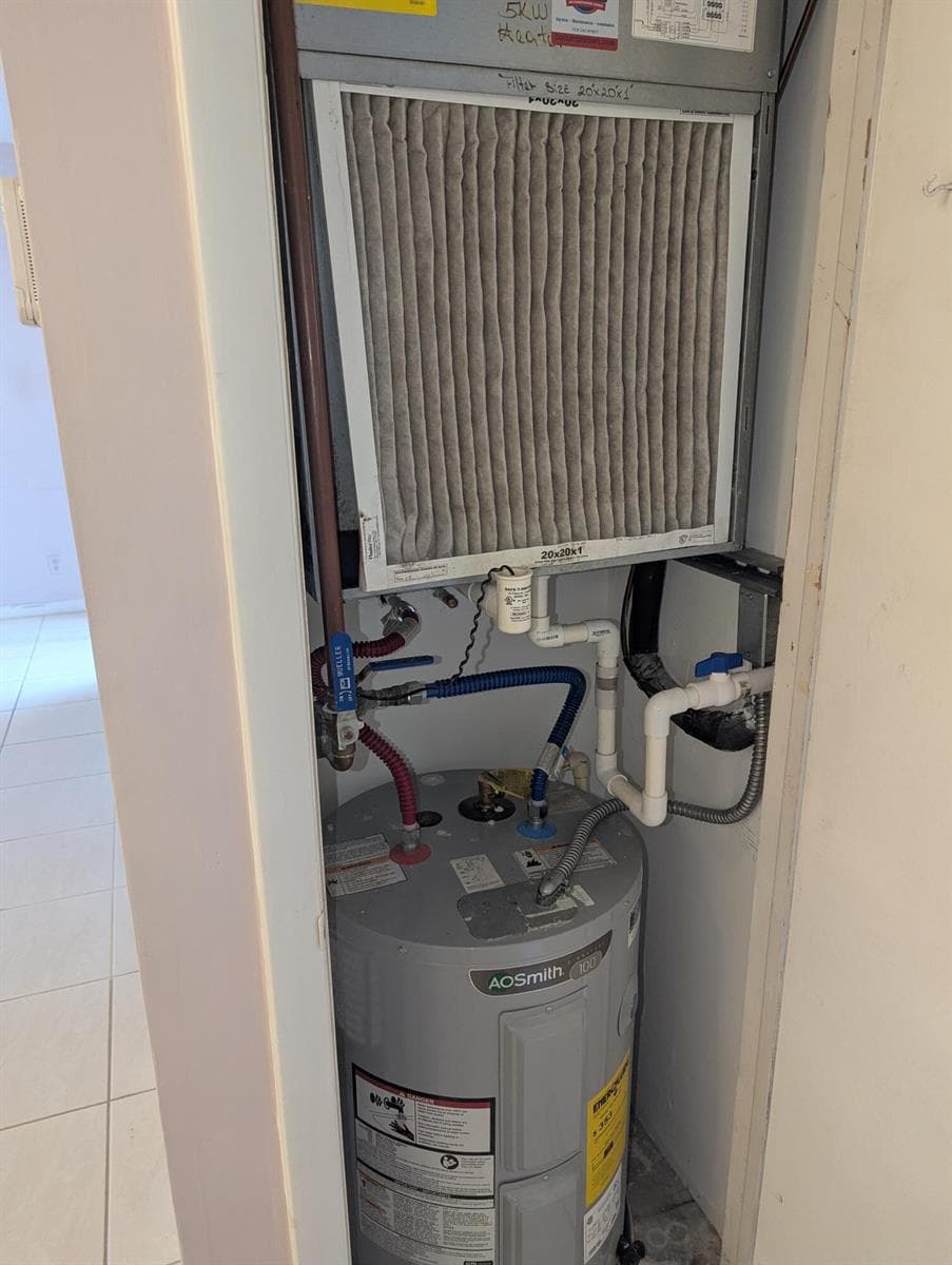 HVAC & Hot Water Tank