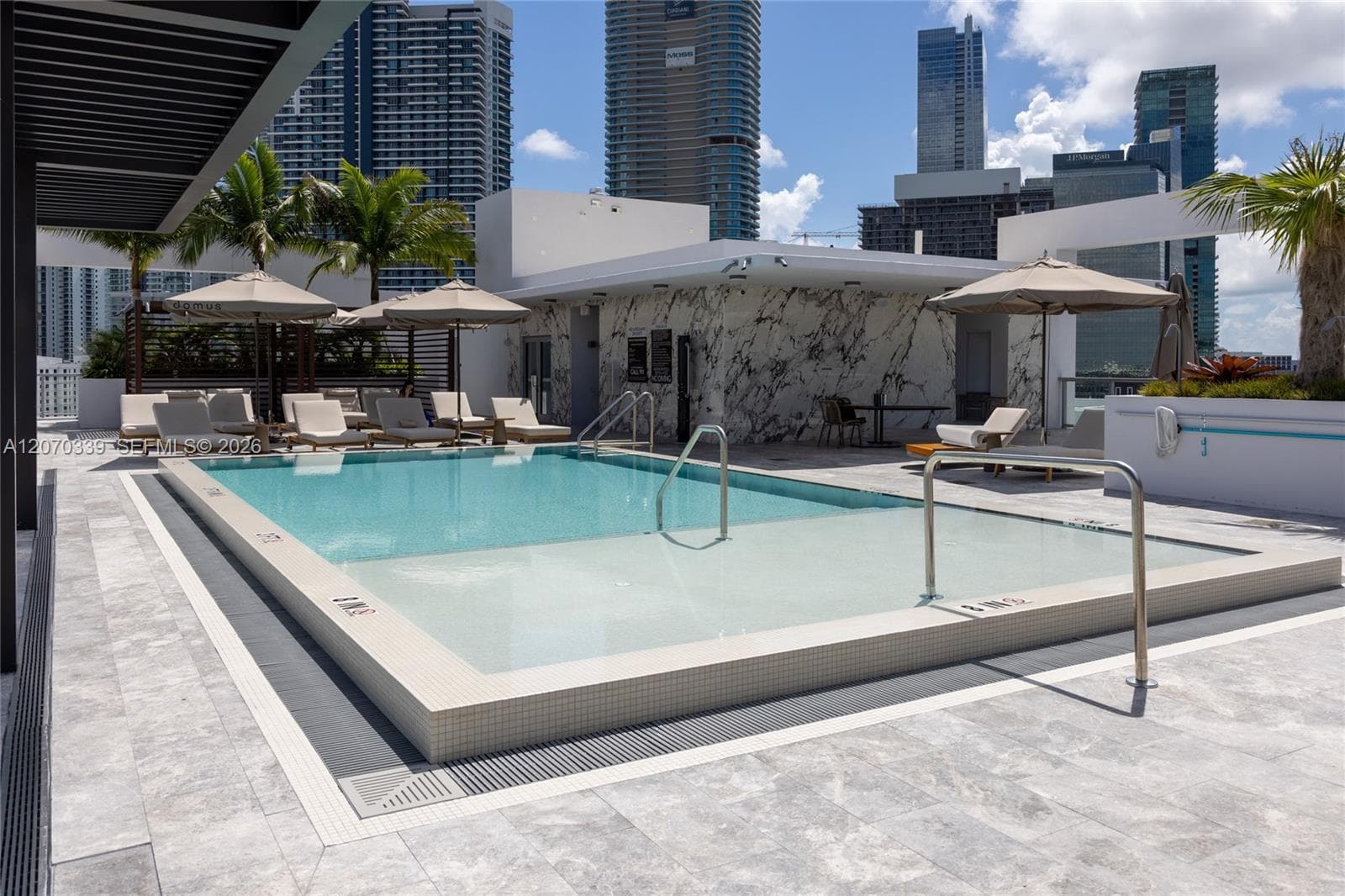 Rooftop pool
