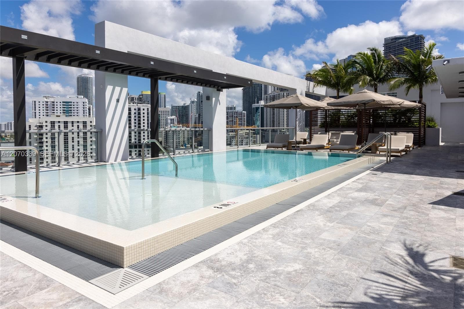 Rooftop pool