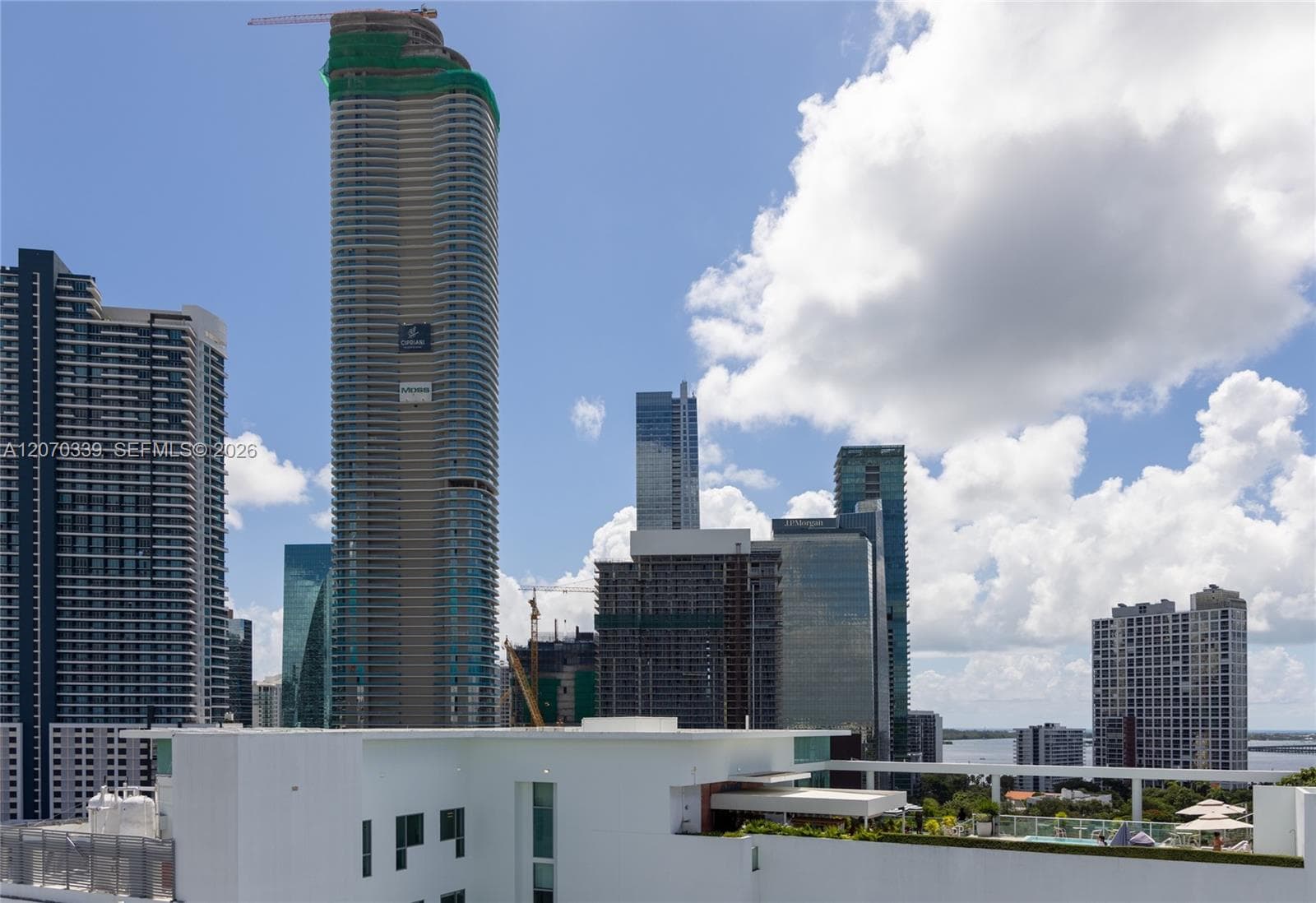 View from the Rooftop pool