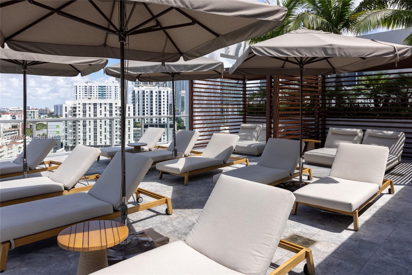 Rooftop pool