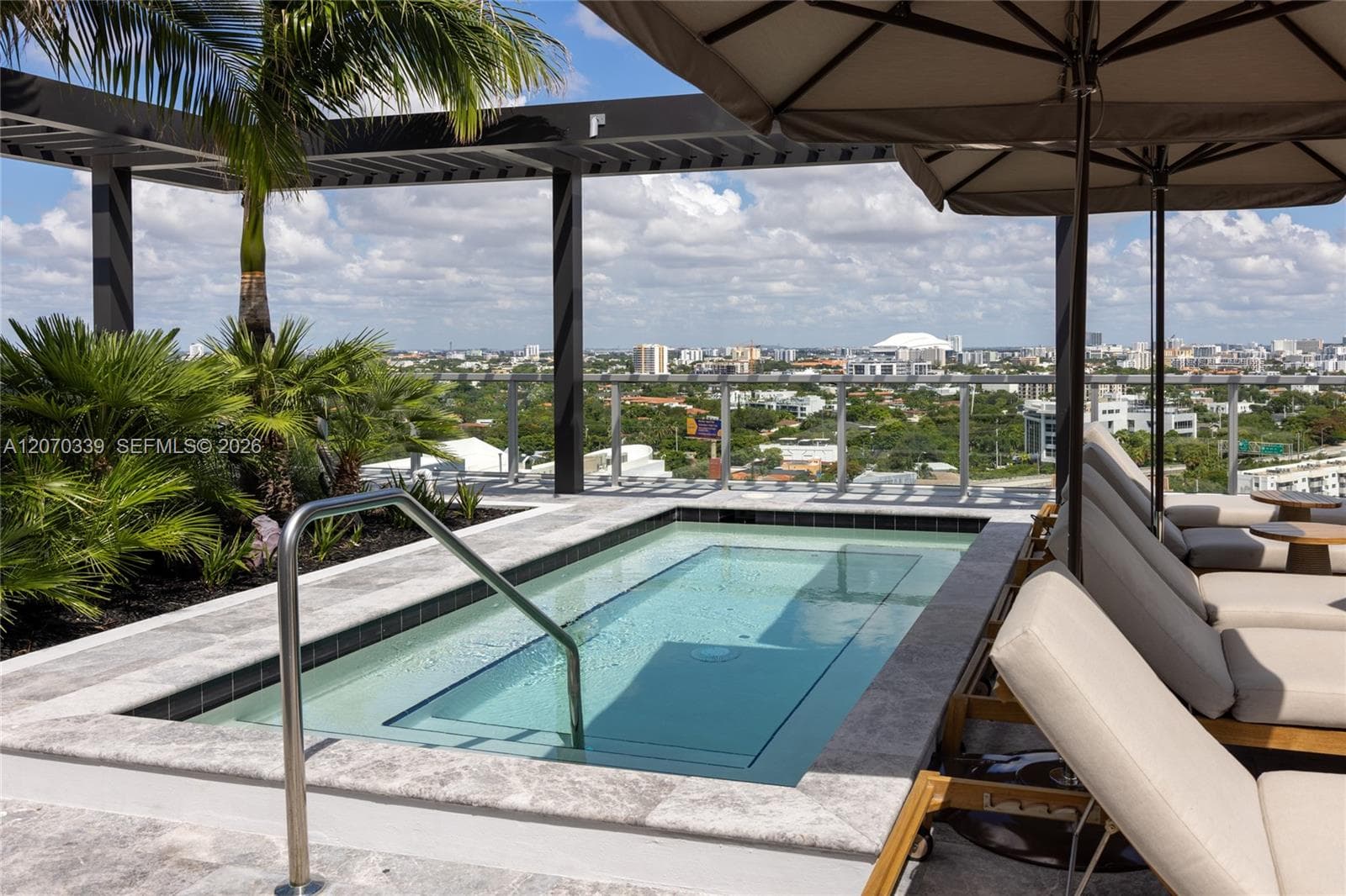 Rooftop pool