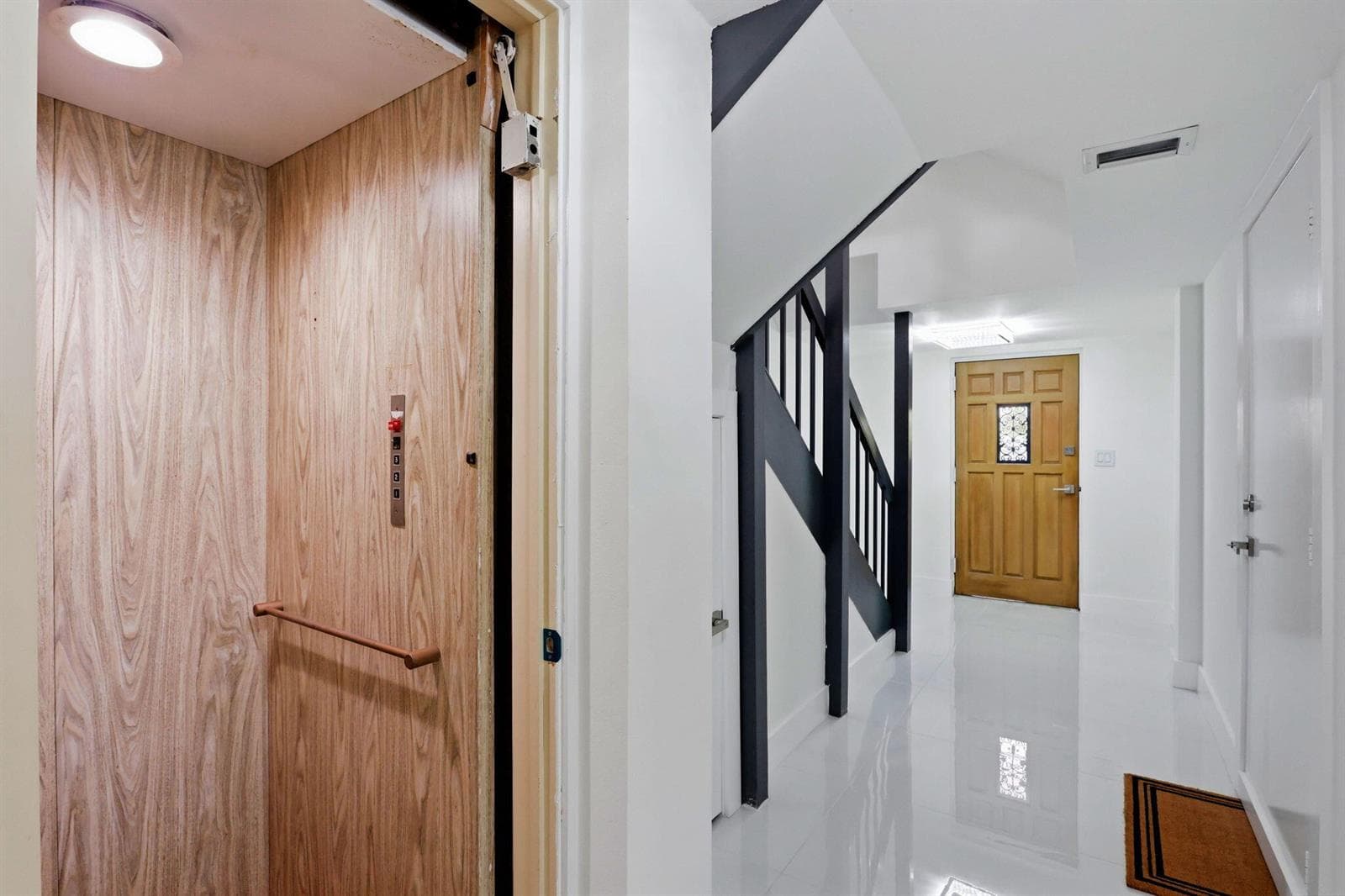 Elevator and Hallway