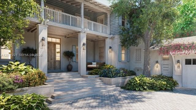 Conceptual rendering illustrating a potential future residence, customizable at the purchaser’s discretion.