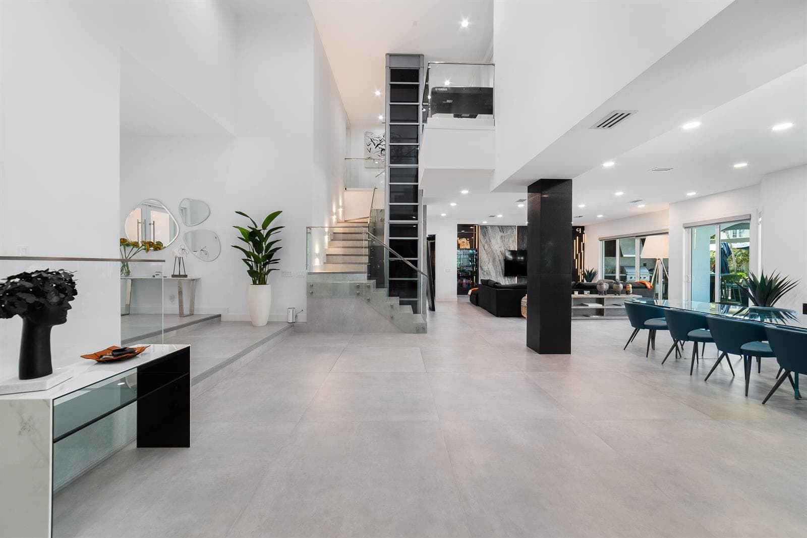 Dining and living room