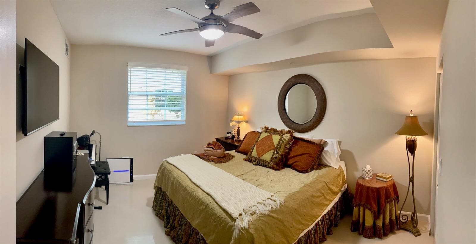 Two Dressers Sitting Area