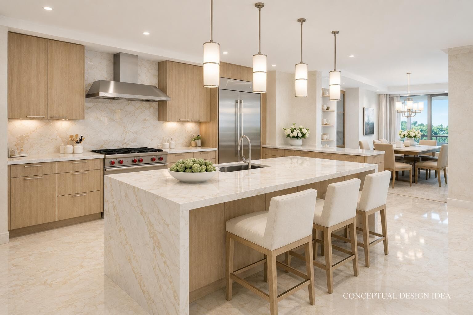 Rendering 505/506 Kitchen Design Concept