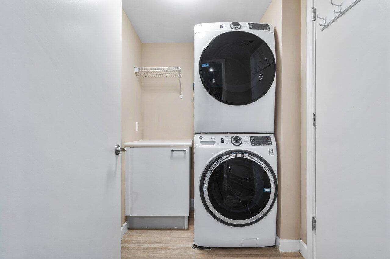 separate laundry room