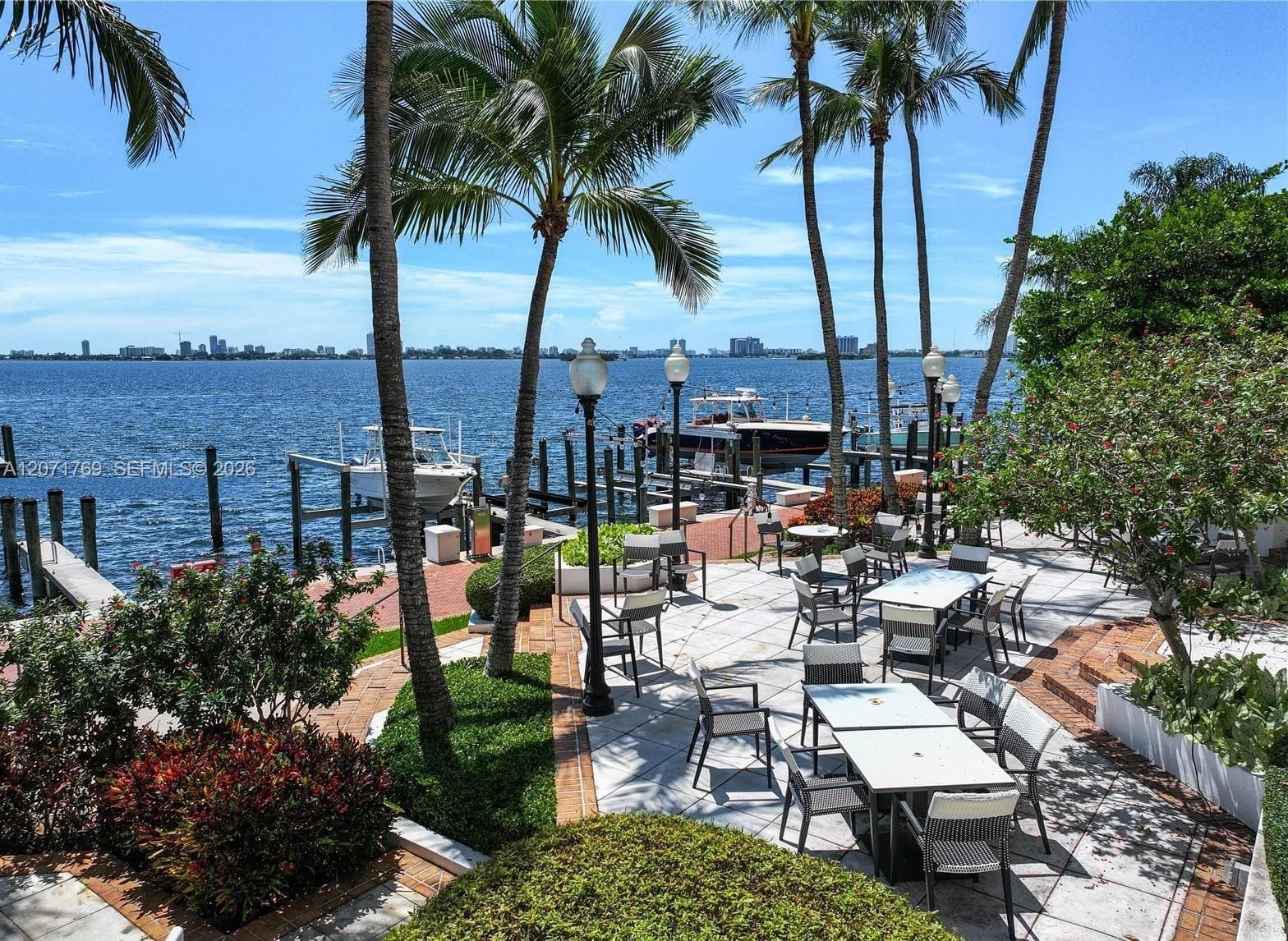 restaurant outdoor dining area