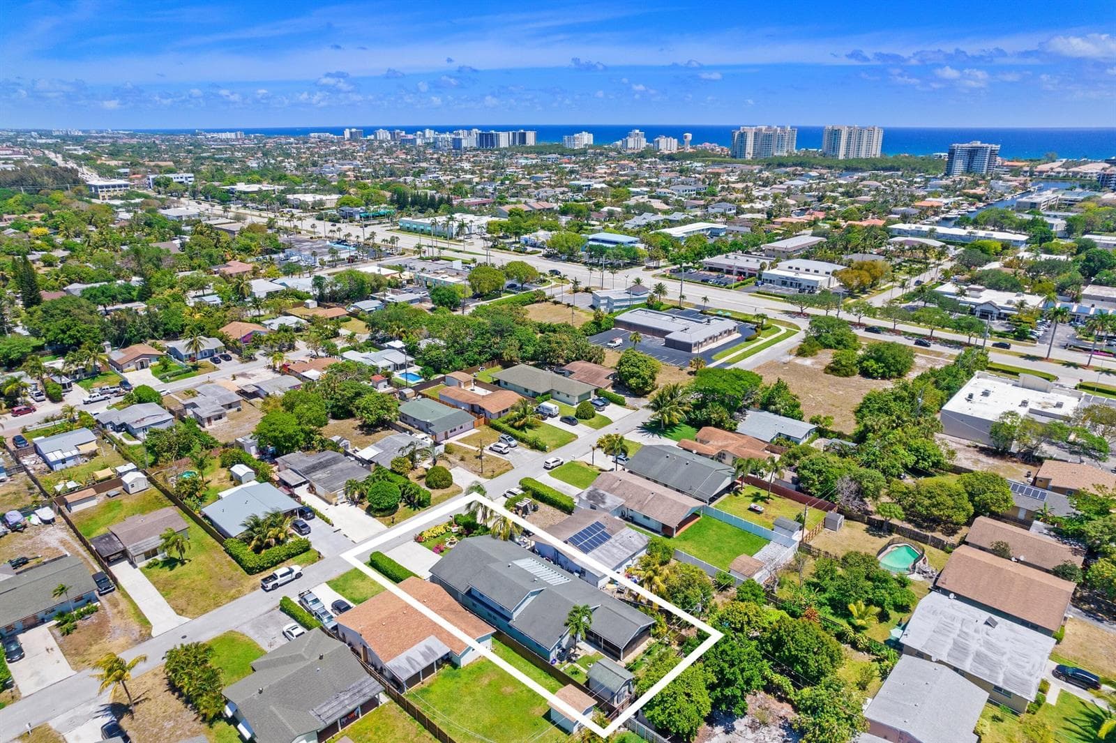 Aerial Neighborhood View