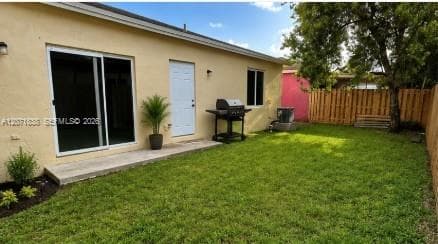 Virtually Staged backyard.