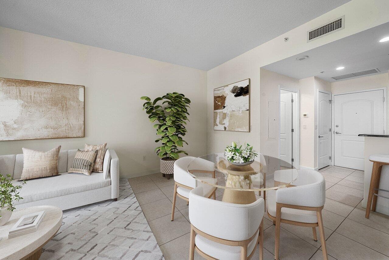 renderings of Dining area