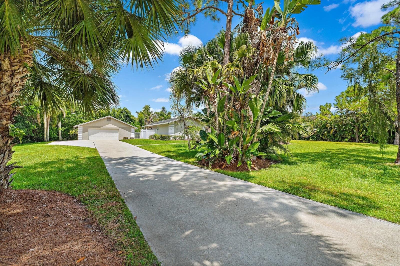 Long driveway
