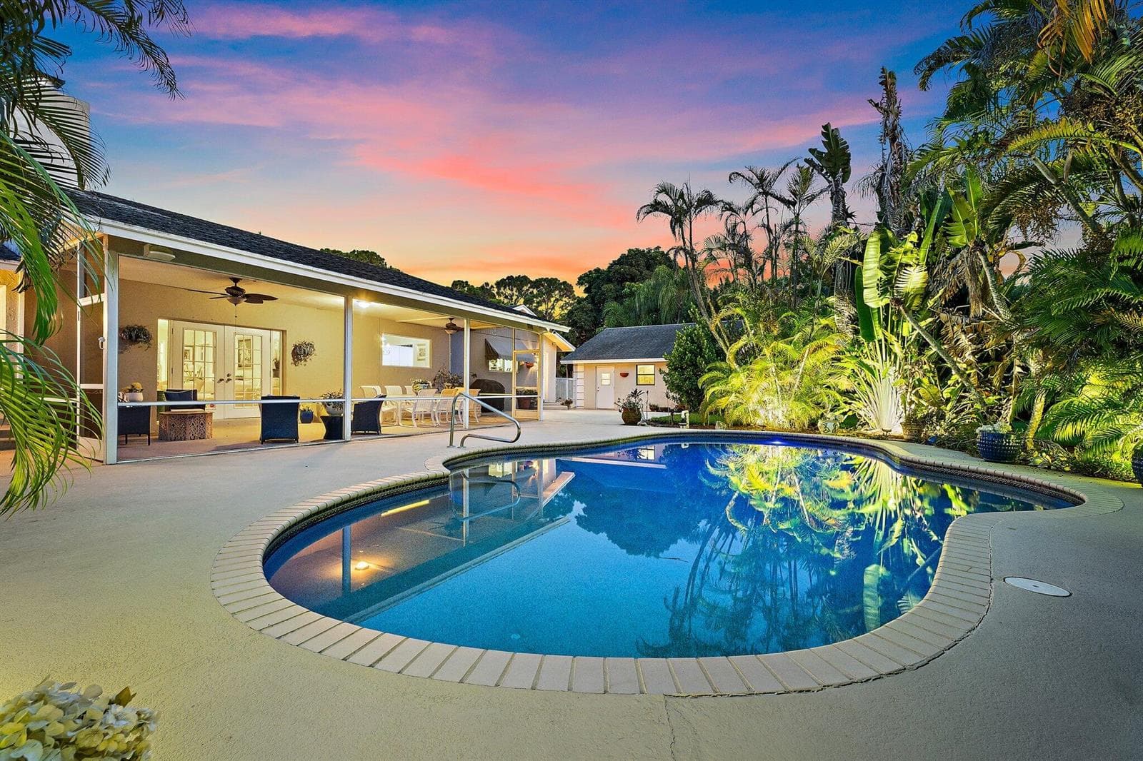 Pool at Dusk
