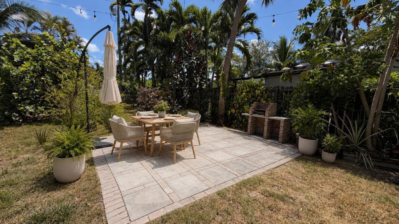 BACKYARD BBQ AREA