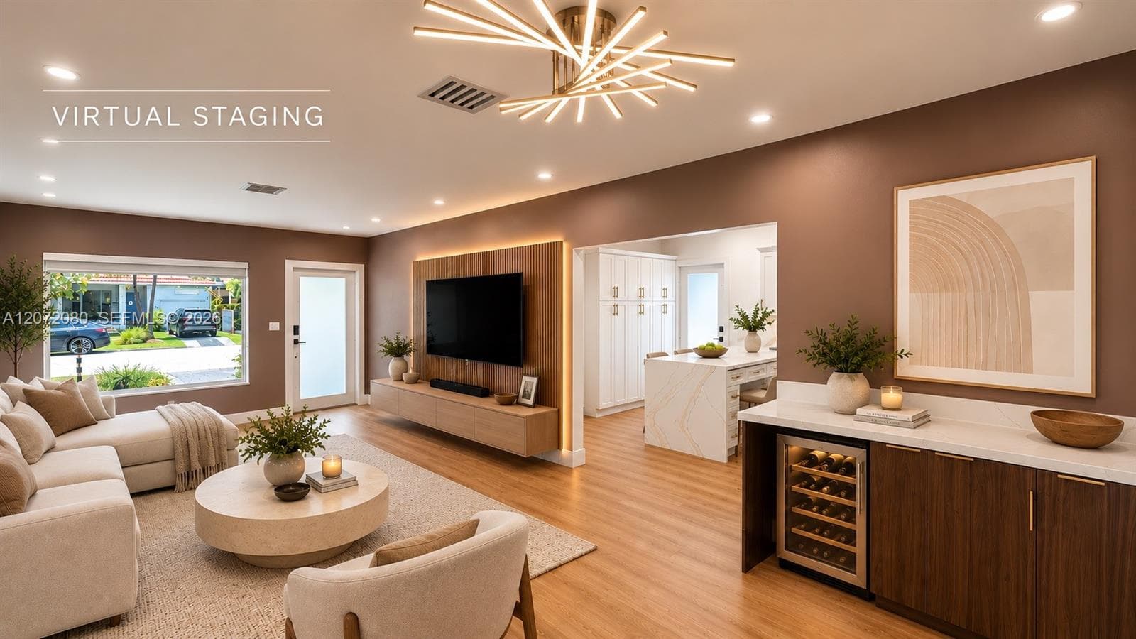 Virtual staging