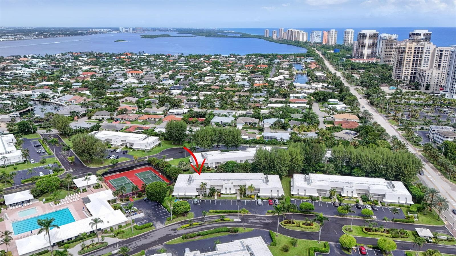 Aerial Location View with top of Intraco