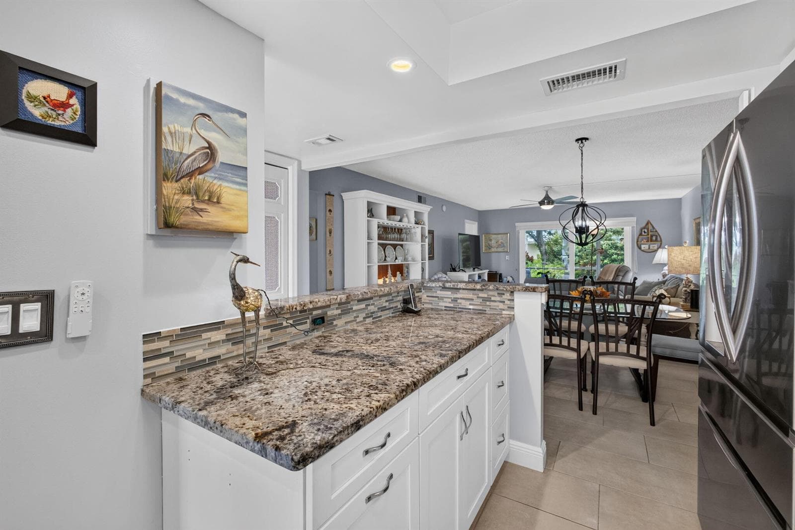 Kitchen Island View