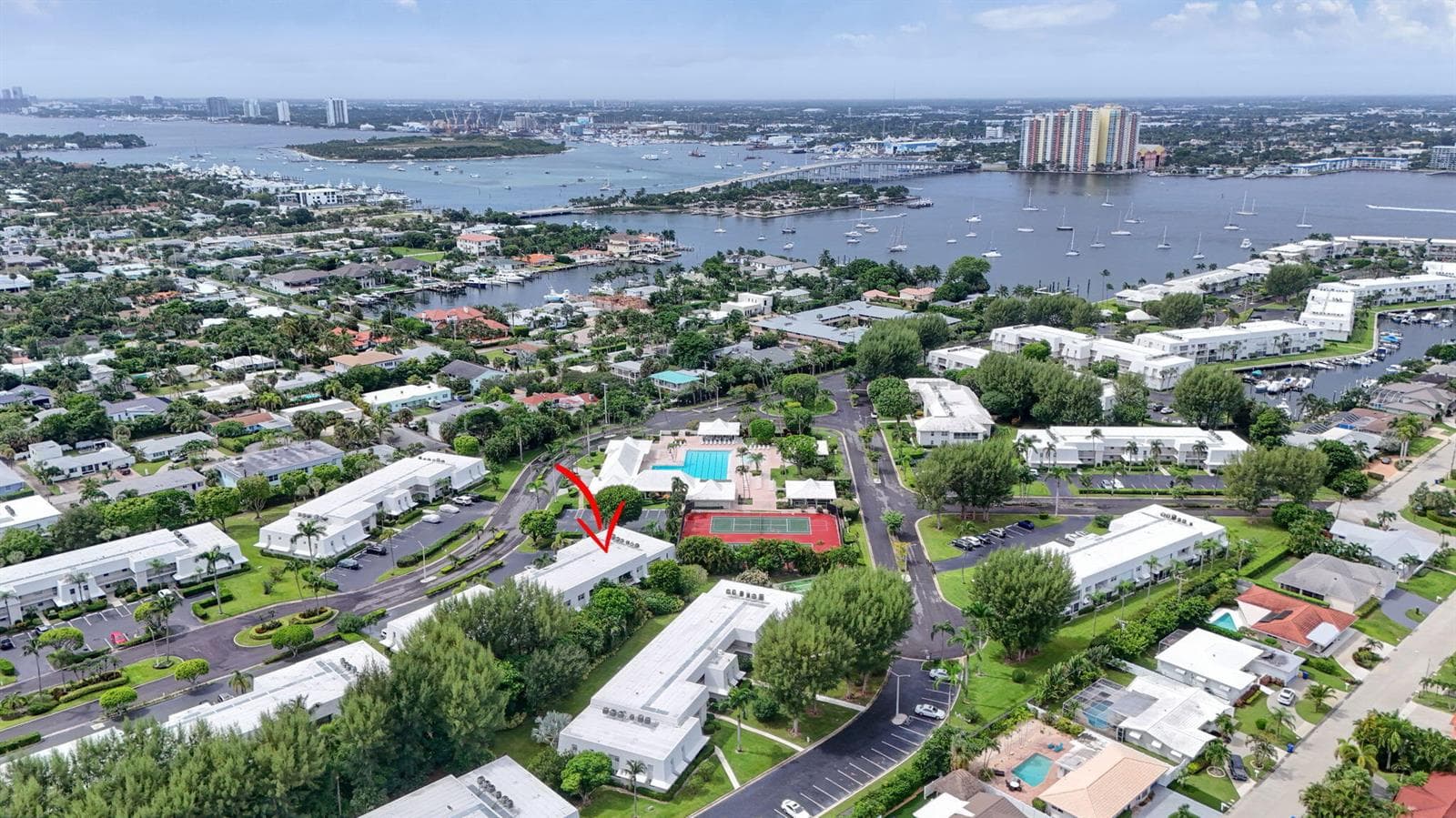 Aerial Location View with Blue Heron Bri
