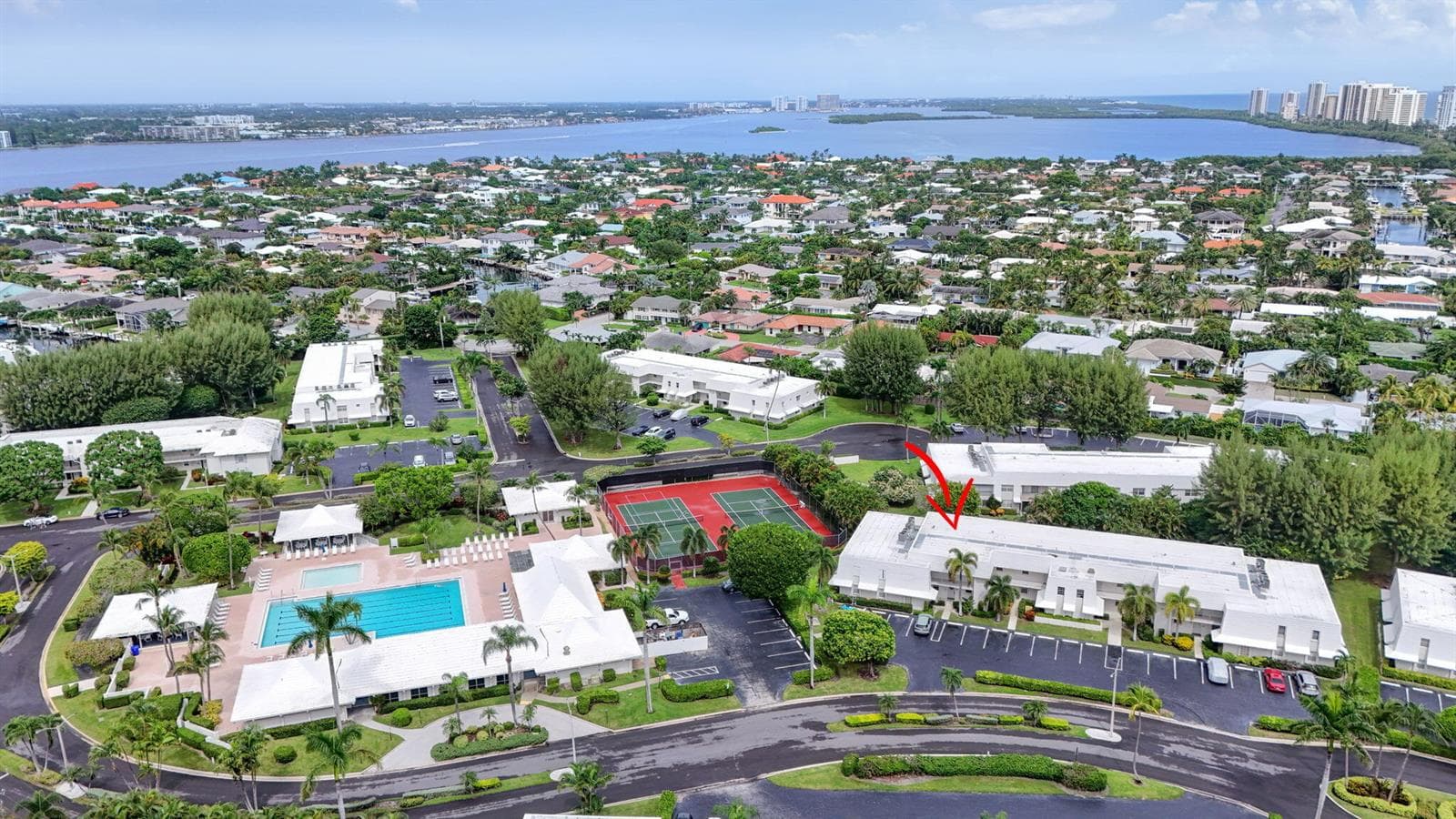 Aerial Location View with top of Intraco