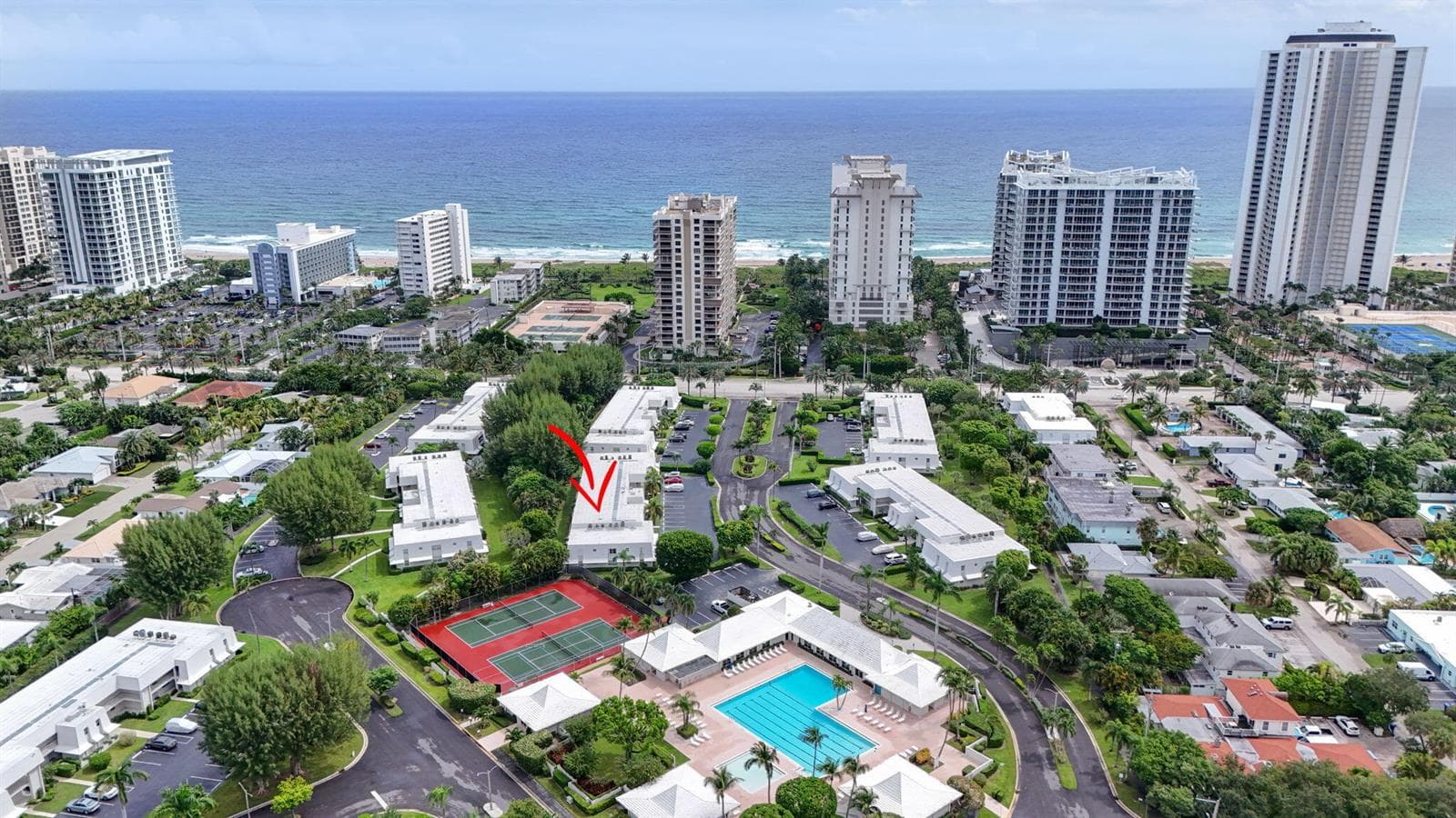 Aerial Location View with Ocean