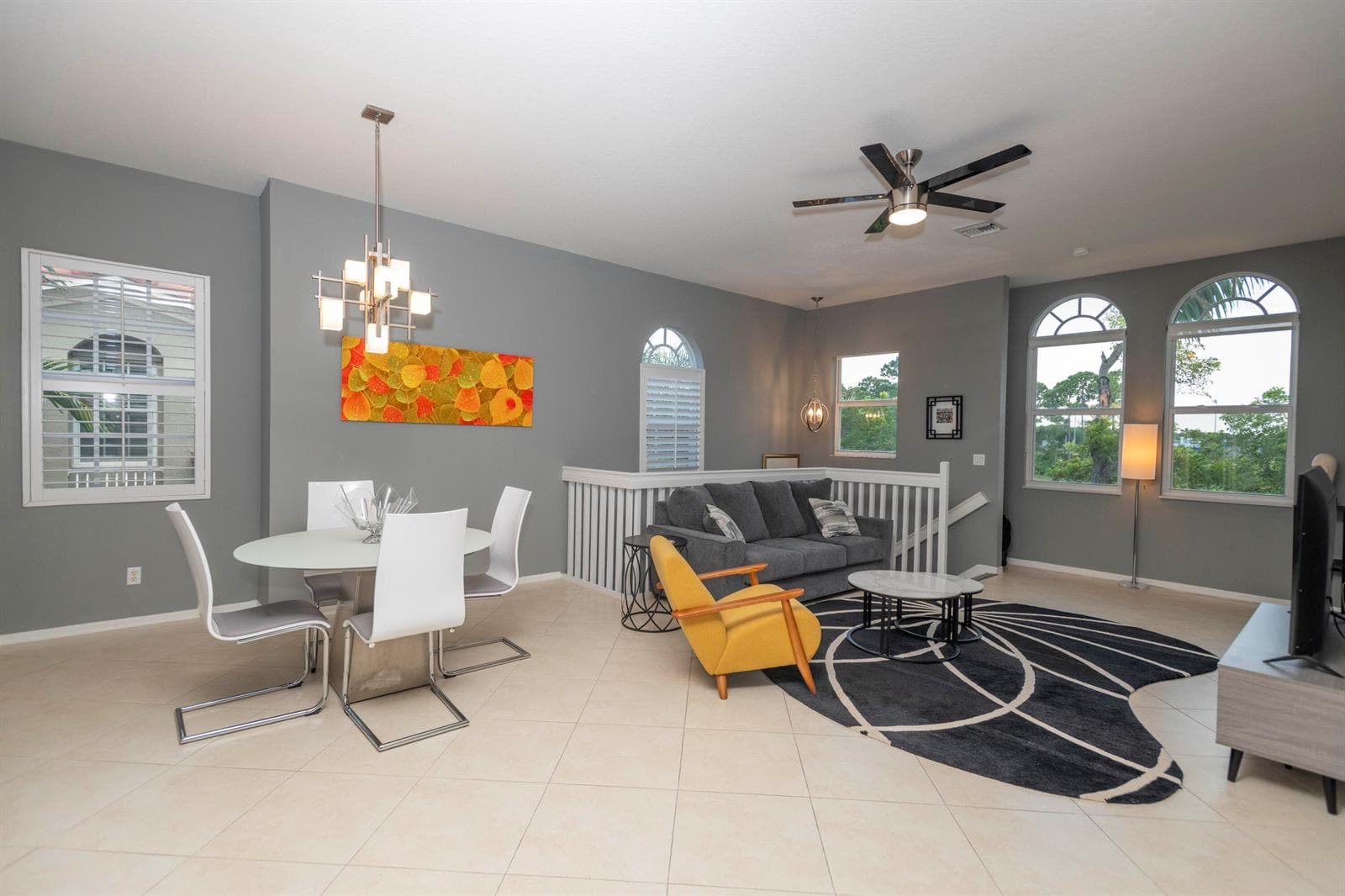 Living and dinning area