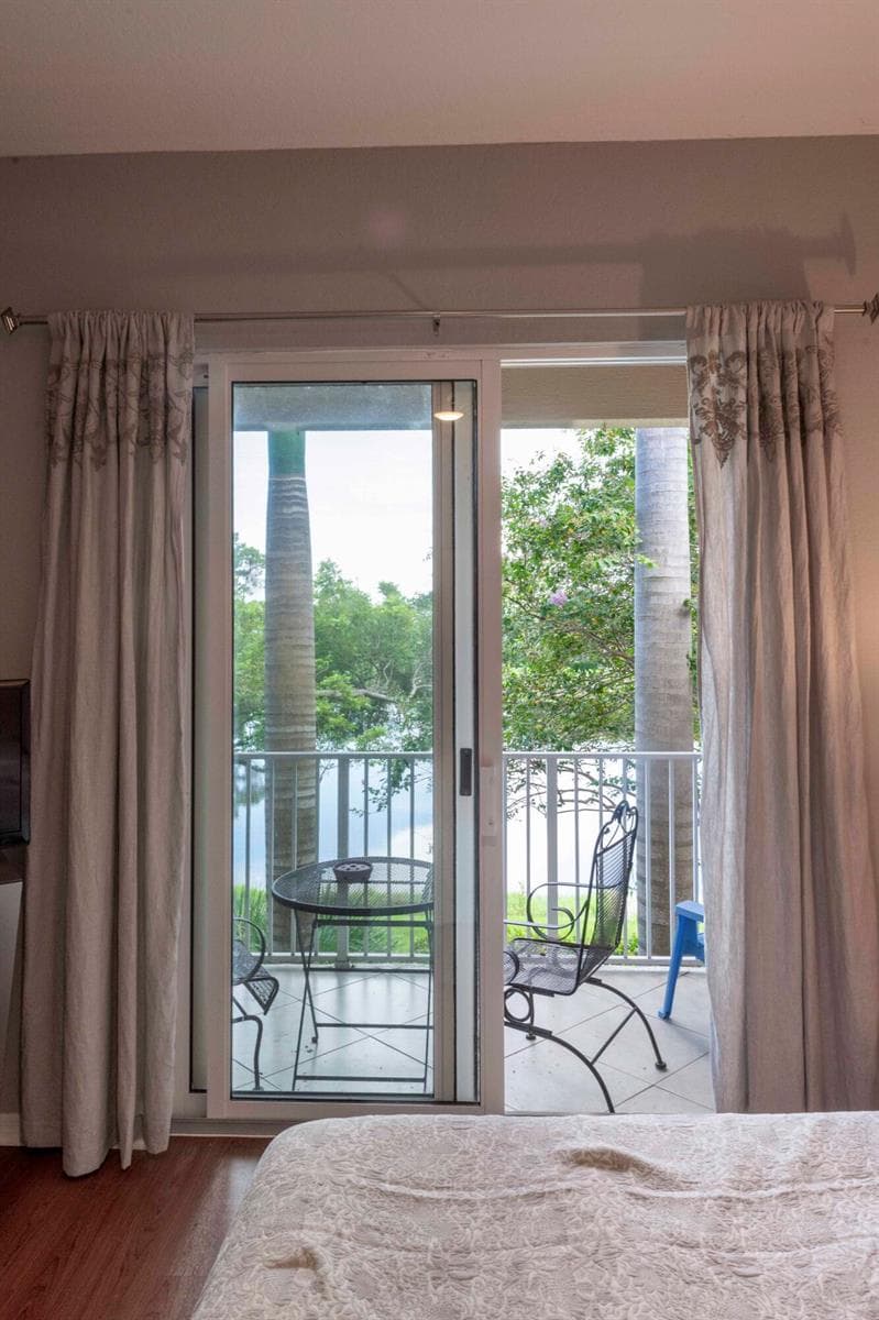 View from the master bedroom