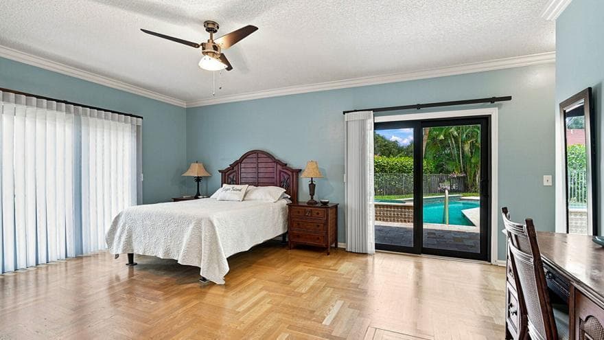 2nd Bedroom with Queen Bed and Closet
