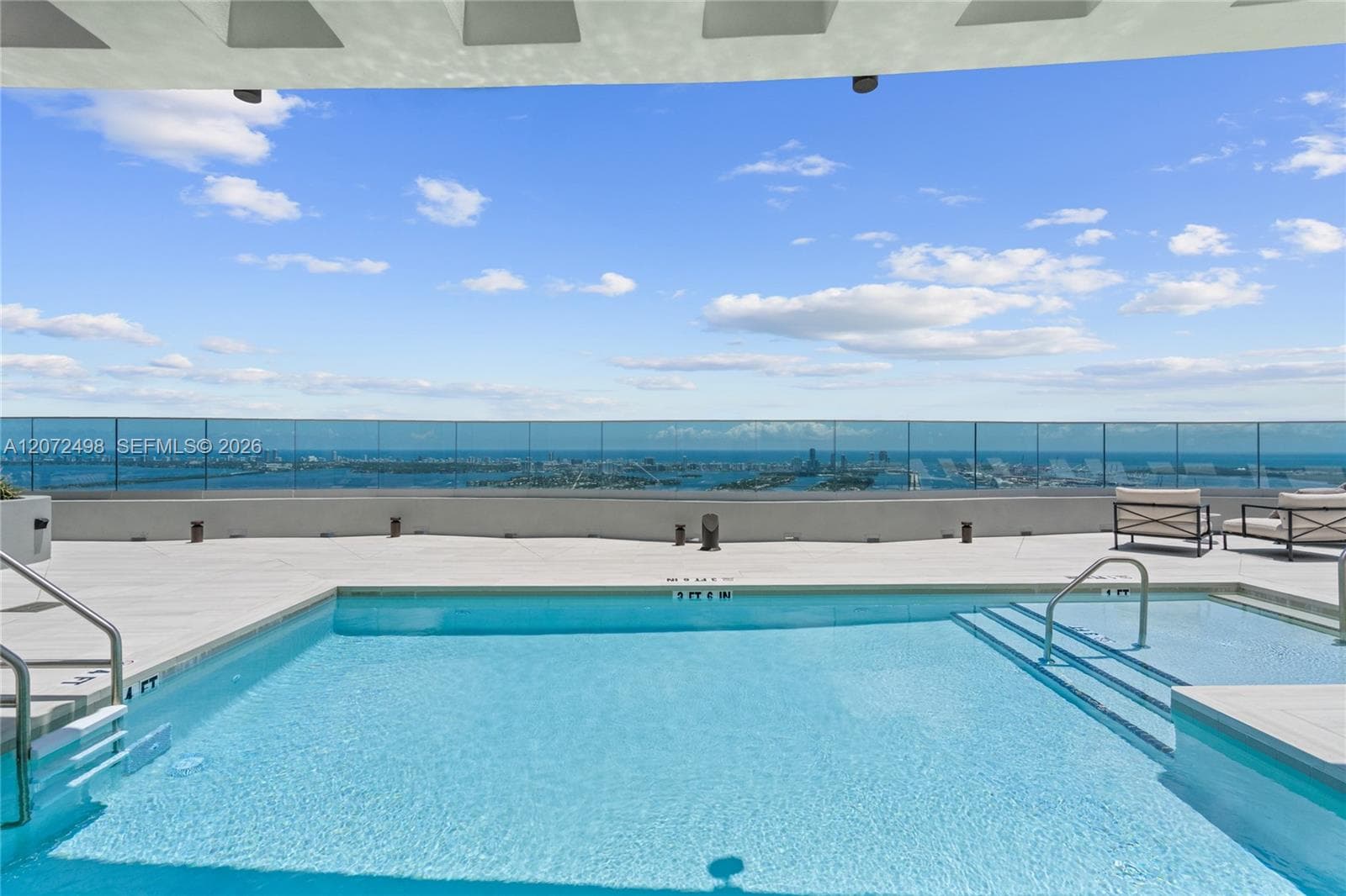Rooftop pool