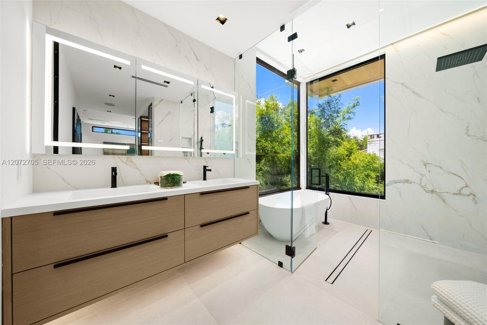 Double sink primary bathroom