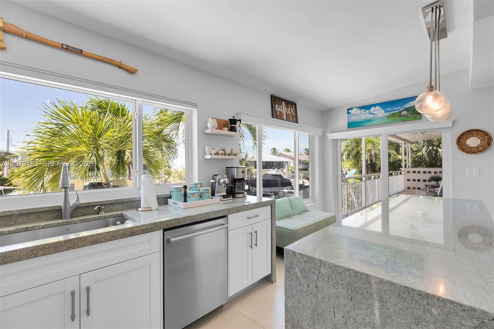 Enjoy sunsets from your kitchen