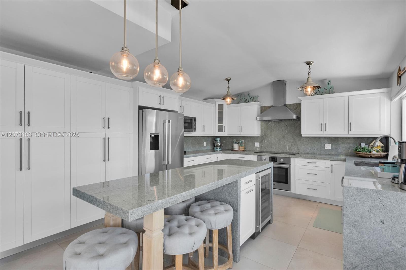 Thick 2" granite countertops