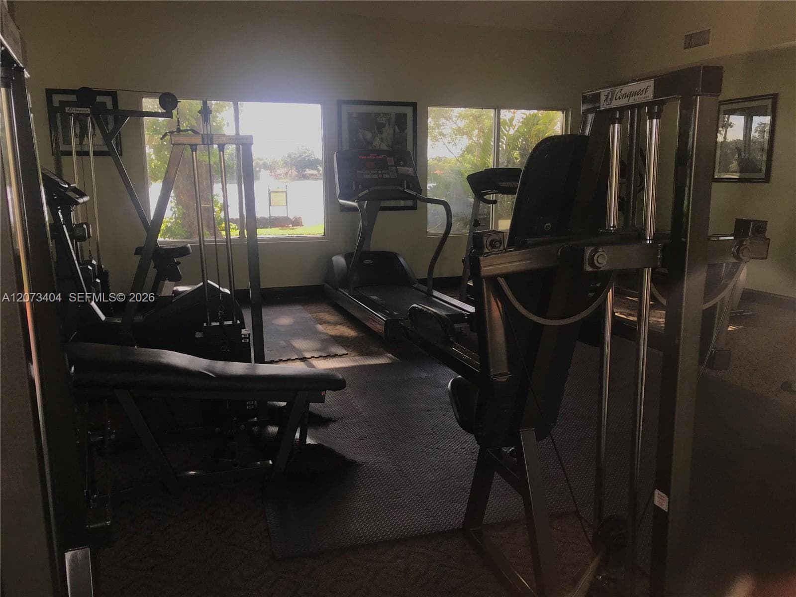 SMALLER GYM IN HAMMOCKS TRAILS AND ANOTHER BIGGER ONE IN THE CLUB HOUSE