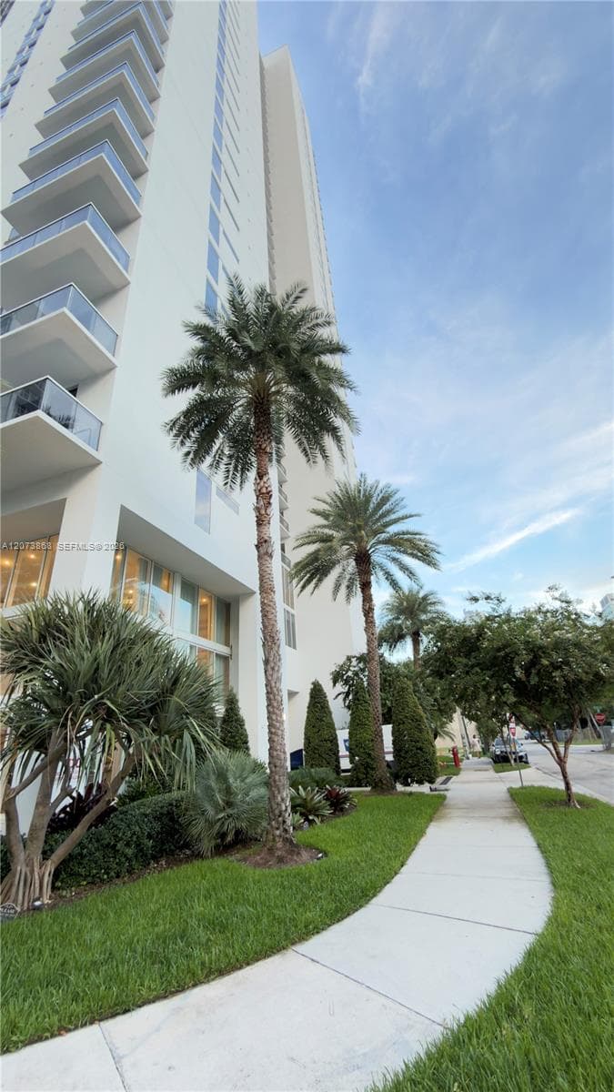 from outside