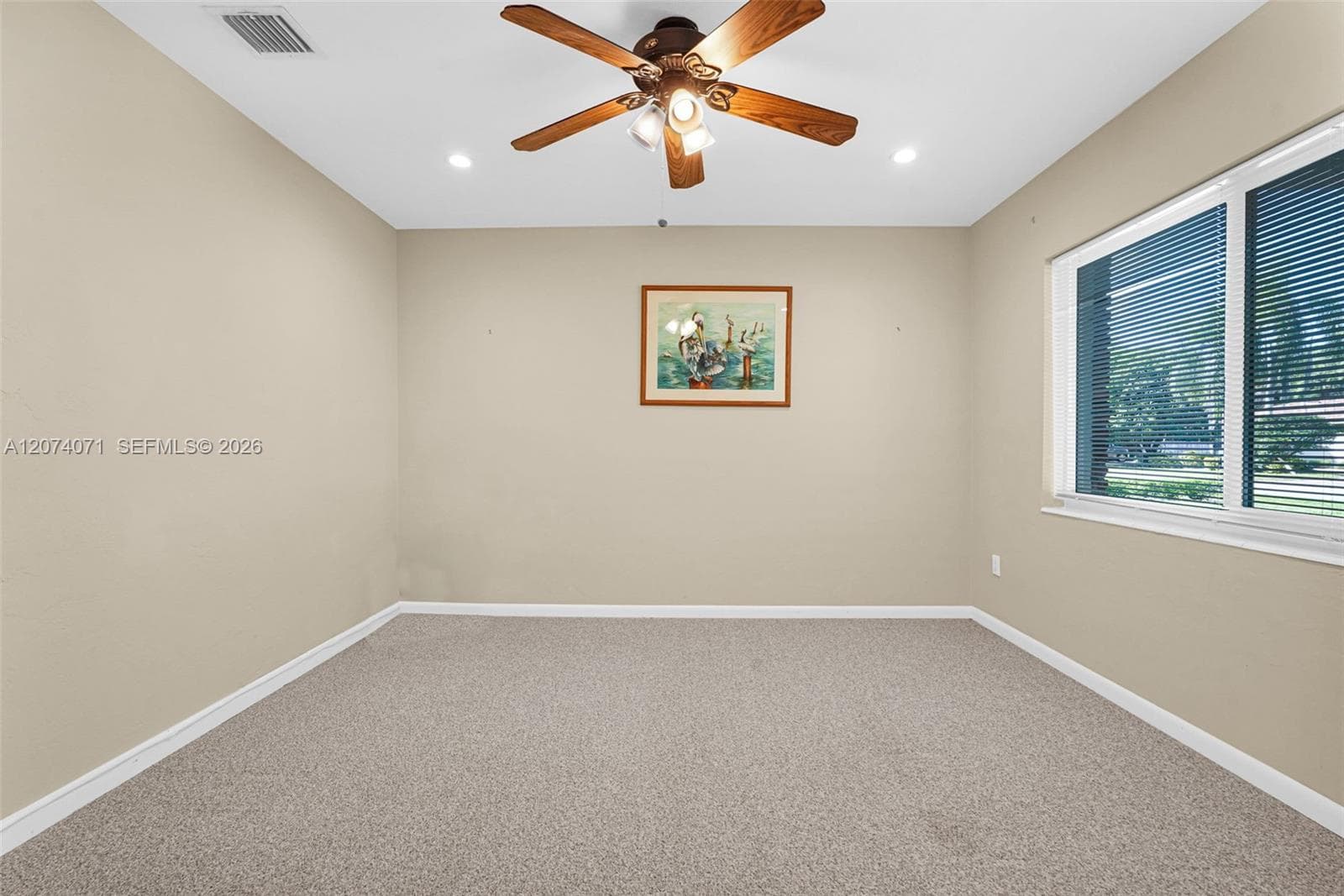 Versatile bonus room perfect for home office, gym, or playroom.
