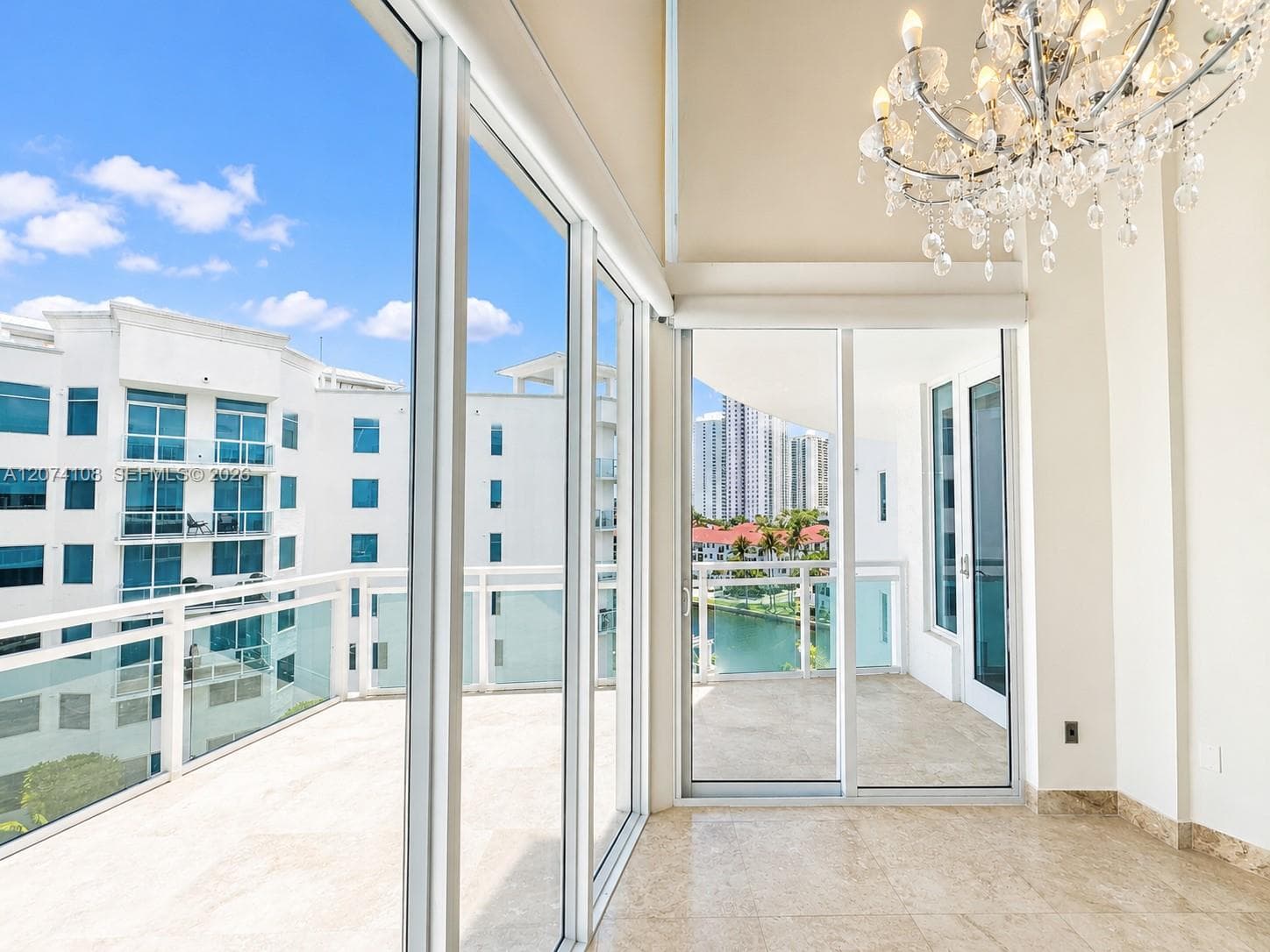 view from the living room