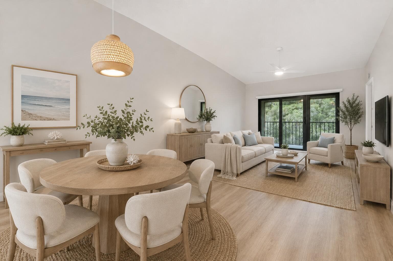 Living and Dining - virtually staged