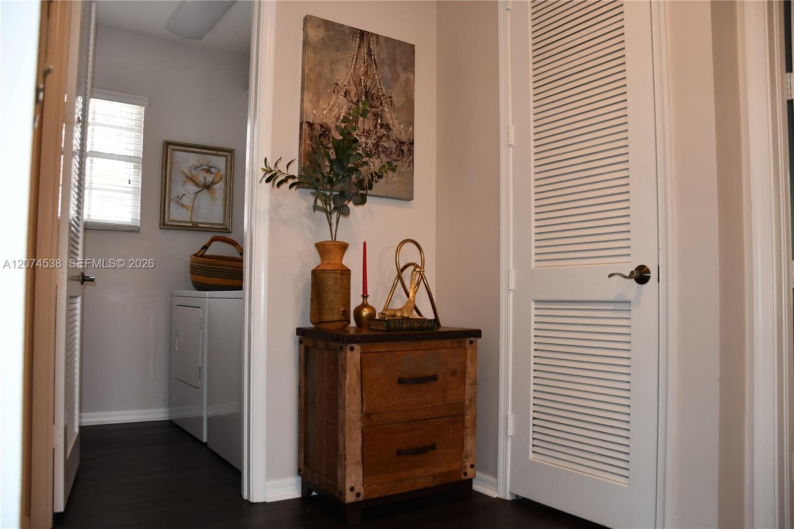 UPSTAIRS WASHER & DRYER ROOM