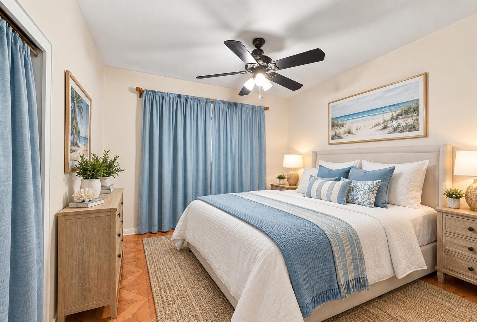 VIRTUALLY STAGED BEDROOM 3